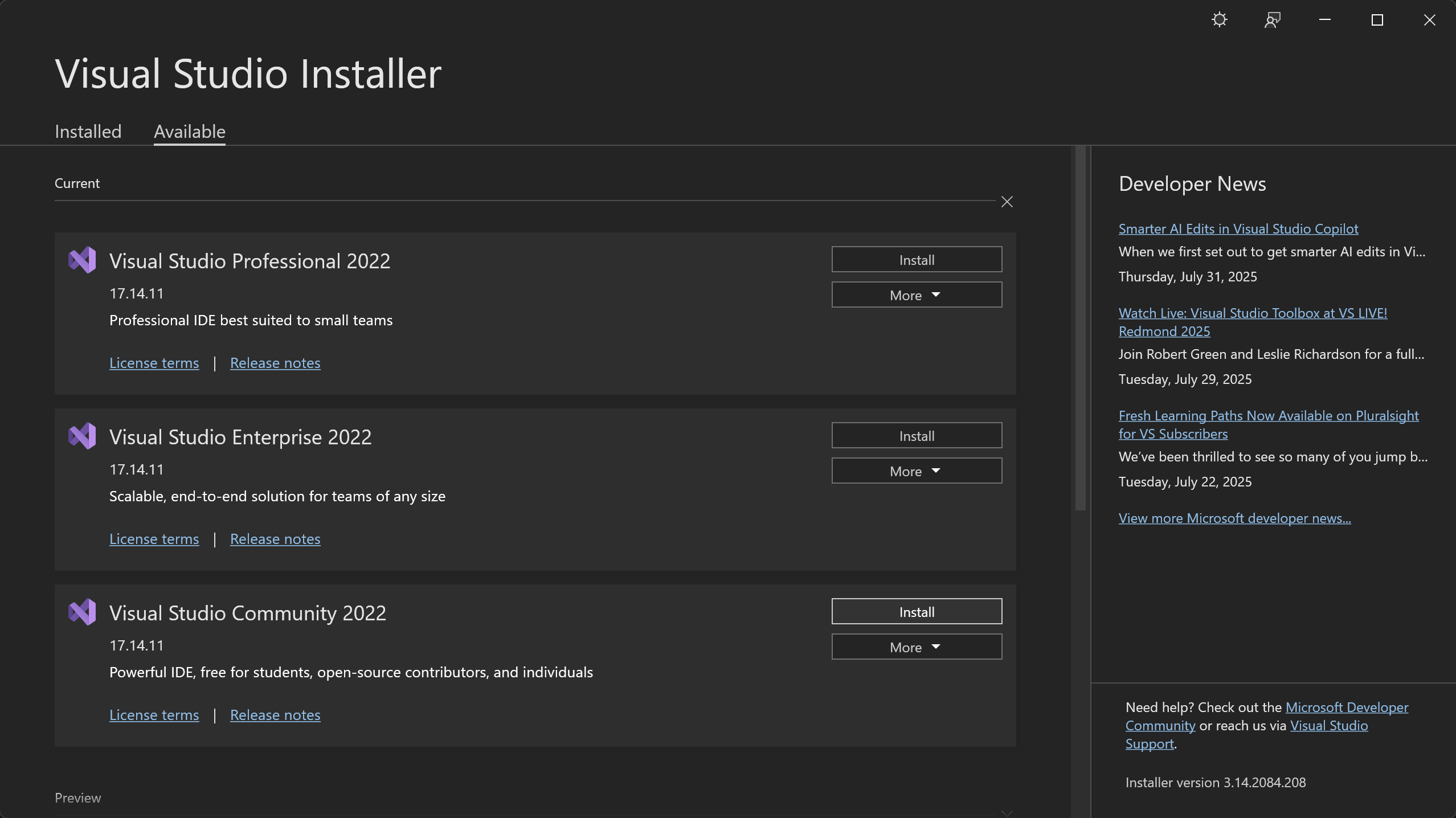 Visual Studio Community